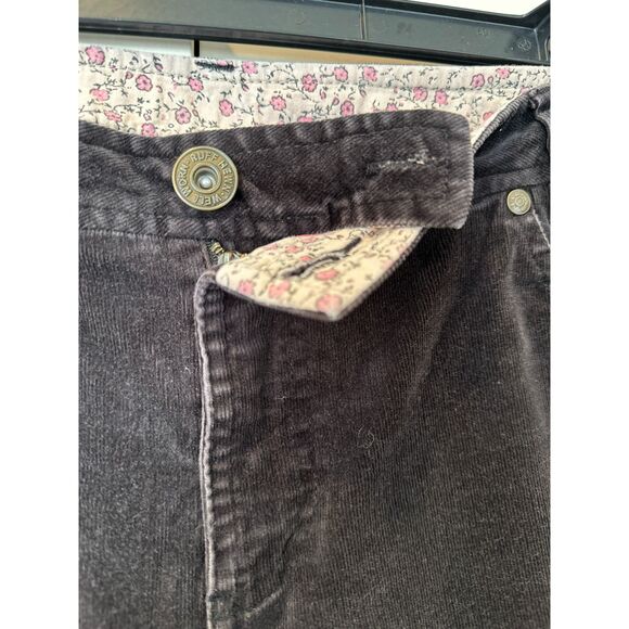Women's Ruff Hewn Black Corduroy Wide Leg Bootcut Jeans Size 12 - Picture 3 of 3